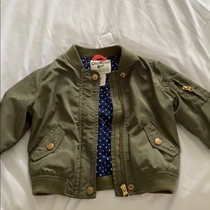Oshkosh army green jacket 3T